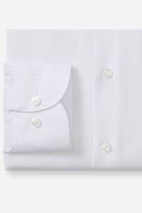OLYMP Luxor Modern Fit Cover Shirt Hemd weiss, Einfarbig