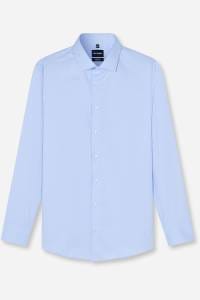 OLYMP Luxor Modern Fit Cover Shirt Hemd bleu, Einfarbig