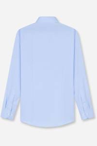 OLYMP Luxor Modern Fit Cover Shirt Hemd bleu, Einfarbig