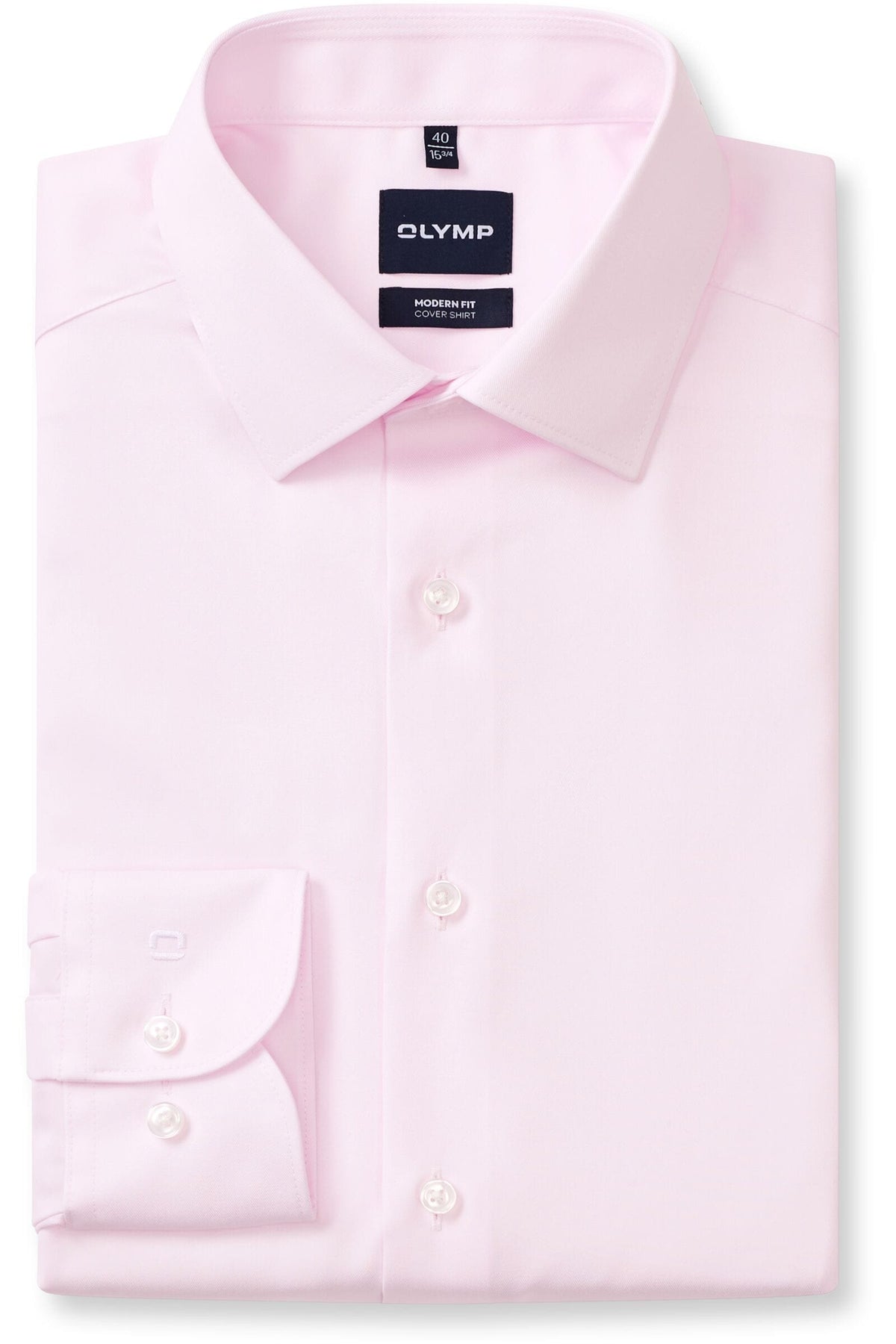 OLYMP Luxor Modern Fit Cover Shirt Hemd hellrose, Einfarbig