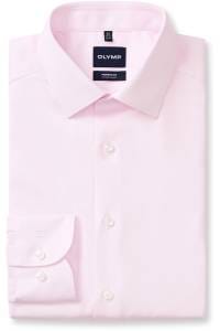 OLYMP Luxor Modern Fit Cover Shirt Hemd hellrose, Einfarbig