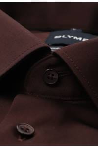 OLYMP Luxor Comfort Fit Big & Tall Hemd chianti, Einfarbig