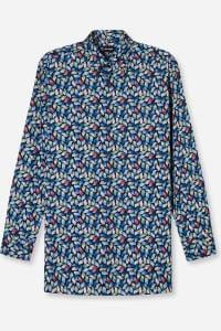 OLYMP Luxor Comfort Fit Big & Tall Hemd marine, Bedruckt