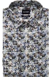 OLYMP Luxor Comfort Fit Big & Tall Hemd weiss, Bedruckt