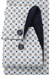 OLYMP Luxor Comfort Fit Big & Tall Hemd weiss, Bedruckt