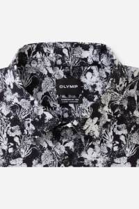 OLYMP Luxor Comfort Fit Big & Tall Hemd schwarz, Bedruckt