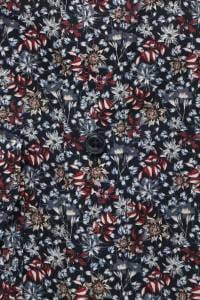 OLYMP Luxor Comfort Fit Big & Tall Hemd marine, Blumen