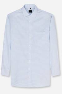 OLYMP Luxor Comfort Fit Big & Tall Hemd bleu, Faux-uni