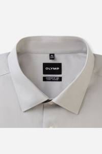 OLYMP Luxor Comfort Fit Big & Tall Hemd silbergrau, Einfarbig