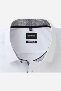 OLYMP Luxor Comfort Fit Big & Tall Hemd weiss, Einfarbig