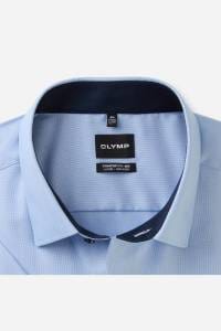 OLYMP Luxor Comfort Fit Big & Tall Hemd hellblau, Strukturiert