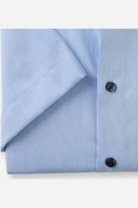 OLYMP Luxor Comfort Fit Big & Tall Hemd hellblau, Strukturiert
