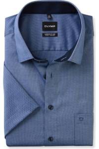 OLYMP Luxor Comfort Fit Big & Tall Hemd marine, Faux-uni