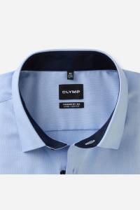 OLYMP Luxor Comfort Fit Big & Tall Hemd hellblau, Strukturiert