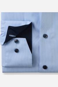 OLYMP Luxor Comfort Fit Big & Tall Hemd hellblau, Strukturiert