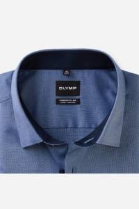 OLYMP Luxor Comfort Fit Big & Tall Hemd marine, Strukturiert