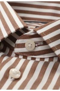 OLYMP Luxor Comfort Fit Big & Tall Hemd nougat, Gestreift