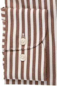 OLYMP Luxor Comfort Fit Big & Tall Hemd nougat, Gestreift