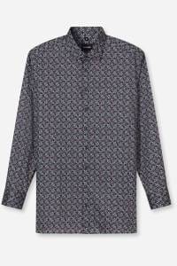 OLYMP Luxor Comfort Fit Big & Tall Hemd marine, Bedruckt