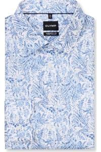 OLYMP Luxor Comfort Fit Big & Tall Hemd blau, Bedruckt