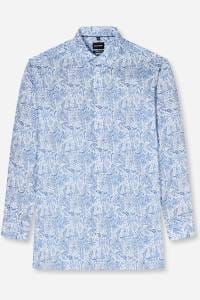 OLYMP Luxor Comfort Fit Big & Tall Hemd blau, Bedruckt