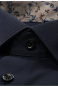 OLYMP Luxor Comfort Fit Big & Tall Hemd marine, Blumen