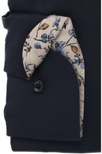 OLYMP Luxor Comfort Fit Big & Tall Hemd marine, Blumen