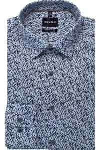 OLYMP Luxor Comfort Fit Big & Tall Hemd blau, Bedruckt
