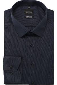 OLYMP Luxor Comfort Fit Big & Tall Hemd marine, Faux-uni