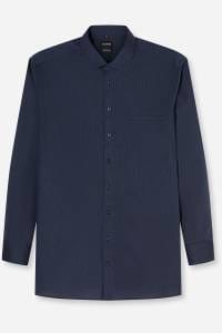 OLYMP Luxor Comfort Fit Big & Tall Hemd marine, Faux-uni