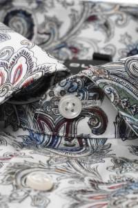 OLYMP Luxor Comfort Fit Big & Tall Hemd weiss, Bedruckt