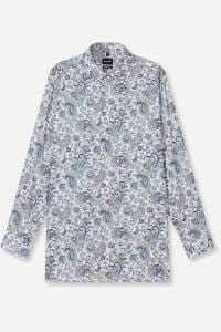 OLYMP Luxor Comfort Fit Big & Tall Hemd weiss, Bedruckt
