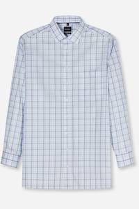 OLYMP Luxor Comfort Fit Big & Tall Hemd blau, Kariert