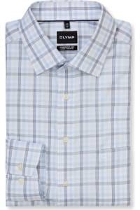 OLYMP Luxor Comfort Fit Big & Tall Hemd blau, Kariert