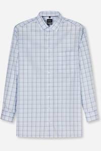 OLYMP Luxor Comfort Fit Big & Tall Hemd blau, Kariert