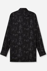 OLYMP Luxor Comfort Fit Big & Tall Hemd schwarz, Bedruckt