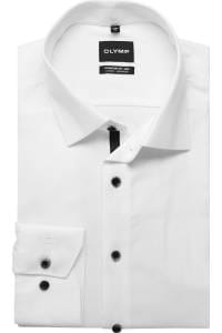 OLYMP Luxor Comfort Fit Big & Tall Hemd weiss, Einfarbig