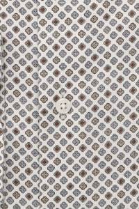 OLYMP Luxor Comfort Fit Big & Tall Hemd silbergrau, Bedruckt