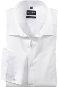 OLYMP Luxor Modern Fit Hemd weiss, Einfarbig