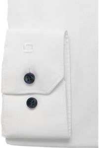 OLYMP No. Six Super Slim Hemd weiss, Einfarbig