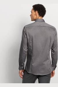 OLYMP Level Five Body Fit Hemd oliv, Faux-uni