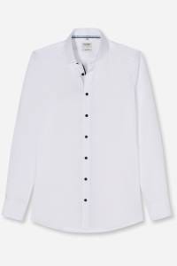 OLYMP Level Five Body Fit Hemd weiss, Faux-uni