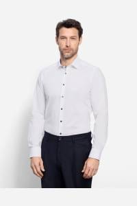 OLYMP Level Five Body Fit Hemd weiss, Faux-uni