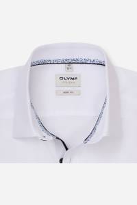 OLYMP Level Five Body Fit Hemd weiss, Faux-uni