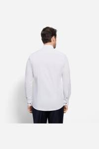 OLYMP Level Five Body Fit Hemd weiss, Faux-uni