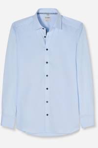 OLYMP Level Five Body Fit Hemd bleu, Faux-uni