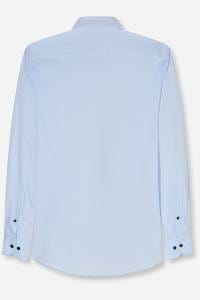OLYMP Level Five Body Fit Hemd bleu, Faux-uni