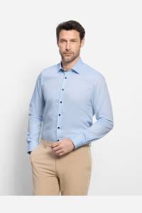 OLYMP Level Five Body Fit Hemd bleu, Faux-uni