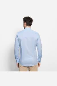 OLYMP Level Five Body Fit Hemd bleu, Faux-uni