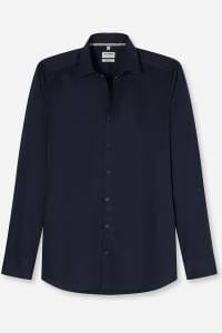 OLYMP Level Five Body Fit Hemd marine, Faux-uni